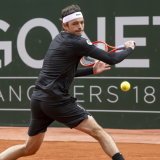 Taylor Fritz s'est incliné dès les quarts de finale à Genève KEYSTONE/EPA/MARTIAL TREZZINI